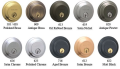 Schlage Double Cylinder Deadbolt - Satin Chrome Model: B62N 626 Made in Mexico. 