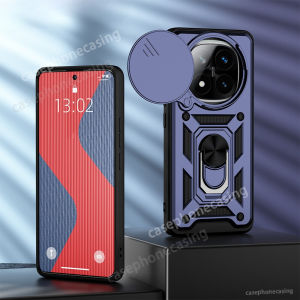 Phone Case For Redmi Note 15 14 Pro Plus + Note15Pro+ 5G 2025 Phone Casing Magnetic Holder Stand Kickstand Armor Shockproof TPU Hard Plastic Back Cover