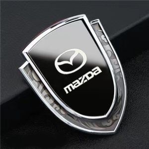 Chất lượng cao thân xe nhãn dán tự động 3d sợi carbon lá chắn cửa sổ tấm gắn logo trang trí kim loại decal che chắn vết trầy xước xe nhãn dán biểu tượng xe dành riêng cho mazda mazda3 mazda2 CX-5 CX-7 CX-9 cống BT-50 323 mazda6 b2200 familia miata MX-5 62