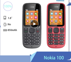 For Nokia 1000 100 Original Unlocked Mobile Phone Fm Radio