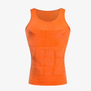 Mens Shaping Vest Body Slimming Vest Quick-Dry Compression Shirts Tank Top Fitness Sportswear