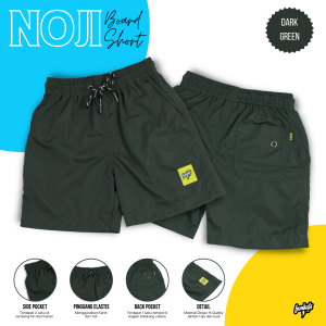 Celana Pendek Anak Nyaman Daily Outfit / Noji Dark Green