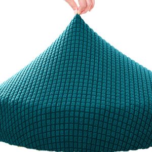 OKKFINE สะดวกสบาย ป้องกันการเปรอะเปื้อน หนา ยืดหยุ่น ผ้าคลุมเก้าอี้ที่นั่ง ผ้าคลุมเก้าอี้ทรงกลม ผ้าคลุมเก้าอี้สตูลบาร์