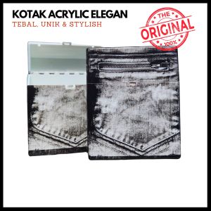 Kotak Rokok Akrilik Premium [AMS-12] | Tempat Penyimpanan Rokok Acrylic Elegan