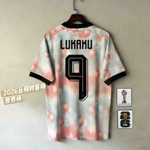 2026 Belgium away jersey De Bruyne Lukaku Doku World Cup football short-sleeve jersey fan version