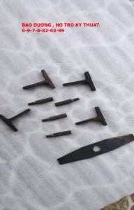 Bộ dao  búa nghiền bột lắp máy xát gạo tf555 tf888