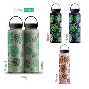 【Reflo Siri Nature】1000ml Water Bottle Tumbler BPA Free Tumblr Botol Tahan Air Sejuk Panas Nature Series