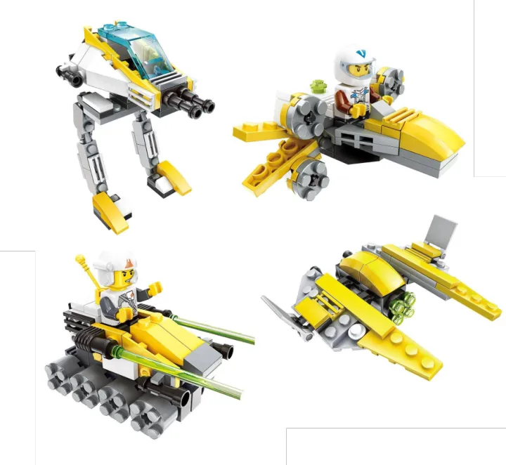 บล็อคและของเล่นตัวต่อ ชุดตัวต่อ เลโก้ ของเล่น ของเล่นเด็ก เซตตัวต่อฮี่โร่ เซตเครื่องบินรบ LEGO ADVANCED MILITARY AGES6  ขายแยกชิ้นตามรหัส