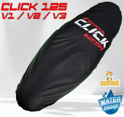 Seat Cover Water Proof Anti Pusa Scratch for Click 125 v1 v2 v3