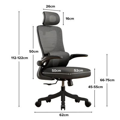 (JIJI.SG x VISIONSWIPE™) ESMA Office Chair - Office Chairs / Study Chair / Gaming Chair / GRETA Mat