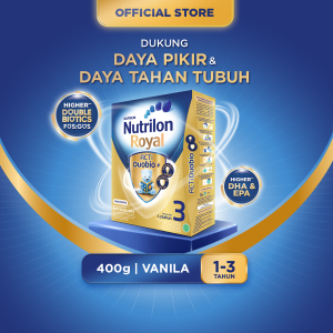 Nutrilon Royal 3 Vanila 400 gr Susu Formula Anak untuk Usia 1-3 Tahun
