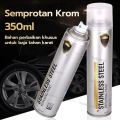 Cat Semprot Chrome 350 ML Warna Chrome Krom Cat Logam Otomotif Baja Tahan Karat. 