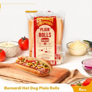 Bernardi Roti Burger Wijen roti Hotdog isi 6Pcs Bernadi Roti Burger