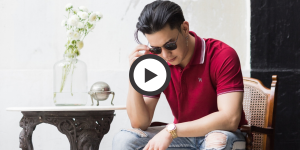 Gusnot Be More Less Polo Shirt (Black) เสื้อโปโล Minimal สีดํา