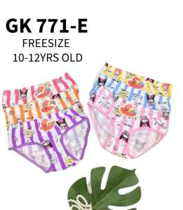 BURSON 12 Pack Character Kids/Girls Panties More Designs Premium Quality 10-12 Years
