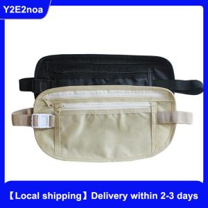 【Local shipping】 1PC Invisible Travel Waist Packs Waist Pouch for Passport Money Belt Bag Hidden Security Wallet Casual Bag For Men Women