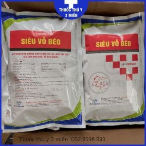 Siêu Vỗ Béo Bổ Sung Dinh Dưỡng Vỗ Béo Nhanh Tăng Sức Đề Kháng Cho Gia Súc Gia Cầm Công Ty SUPERVET