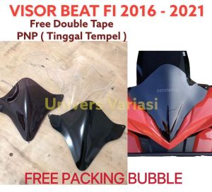 VISOR HONDA BEAT FI 2016 - 2021 WINSHIELD KACA BEAT FI ESP NEW 2020 2021 FREE TAPE 3M PNP TEBAL 2MM GRADE A AKRILIK VISOR HONDA BEAT FI 2016 - 2021 VISOR BEAT HONDA BEAT FI BEAT ESP DELUXE BEAT FI 2016 2017 2018 2019 KACA WINSIL WINDSIL WINDSHILD