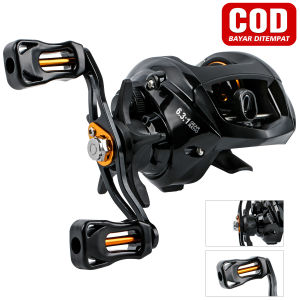 Sougayilang Gulungan Pancing Baitcasting Memancing Reel 12 + 1BB 6.3:1 Gear Rasio Kiri/Kanan Tangan Depan Drag Spinning Reel Casting Memancing Reel Memancing Pancing