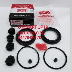 CALIPER KIT SAM KARET SEAL KIT REM CAKRAM DEPAN INNOVA HILUX SC SINGLE CABIN 04478-0K170