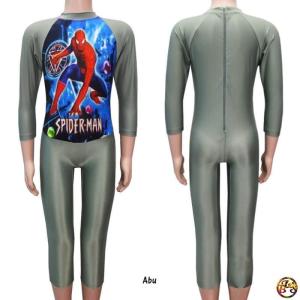 Promo Sale!!! Baju Renang Diving Panjang Anak Laki-Laki Usia 4-7 Th Karakter Spiderman BSATKK002