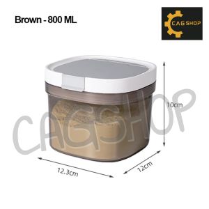 CAG SHOP 1PC 1800/1300/800ML Milk Storage Container Baby Milk Powder Airtight Container Box with Scoop&Scraper