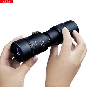 10-30X25/10-30X30 Portable Continuous Zoom Low-light Visible High-magnification High-definition Pocket Visual and Mobile Phone Dual-purpose Metal Body Monoculars