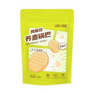 鹰嘴豆荞麦锅巴Crunchy Chickpea & Buckwheat Puffs Non-Fried Low Fat High Protein High Fiber Healthy Snack