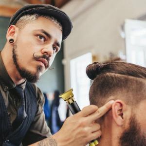 Mesin Pemotong Rambut Prefessional Hair Clipper / Pencukur Rambut Elektrik / Pemotong Rambut Serbaguna / Vintage T9 Trimmer