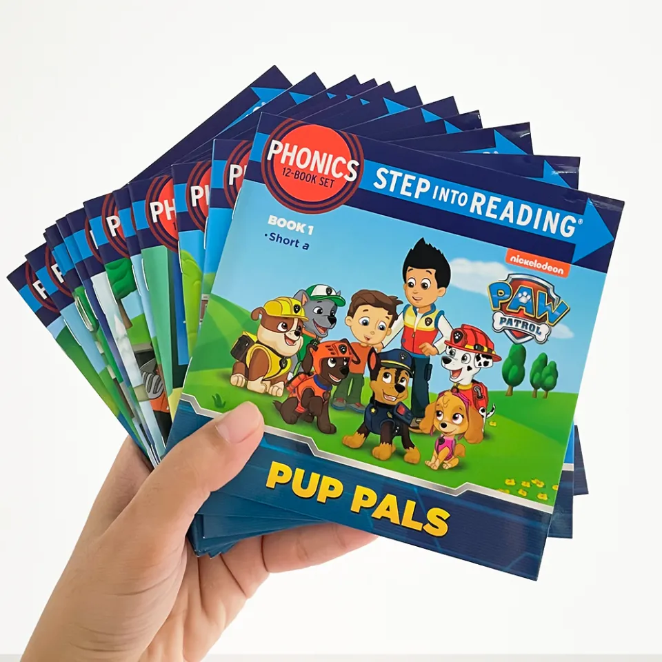 12 Books Set Paw Patrol Phonics Box Set (Step Into Reading