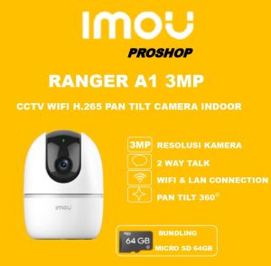 DAHUA IMOU Ranger A1 3MP / S2 4MP Smart Motion Tracking AI Human/Sound Detection Wireless Indoor CCTV IP Camera