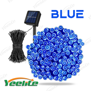 YEELITE solar 12M100LED string fairy lights party outdoor Christmas lights outdoor waterproof energy saving 8 light modes