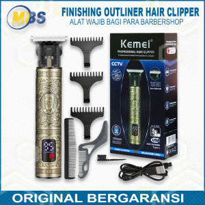 Alat Cukur Trimmer Outliner Rambut Kemei KM-1942 Hair Clipper Charger Grooming Set Mesin Cukuran Cas