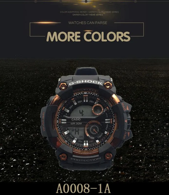 G shock waterproof clearance depth