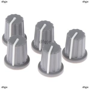 [COD] dfgje 5pcs Rubber Half Shaft Knob Potentiometer Encoder Knob 270 Degree D-Shaped