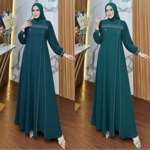 COD Karina Dress Ceruty Babydoll Payet Dress Wanita Terbaru 2025 Kekinian Dress Untuk Kondangan