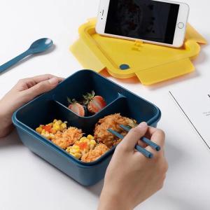 Kotak Makan Transparant Bento Box 1100ml dan 850ml Lunch Box BPA Free