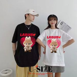 Kaos Labubu Red Love Pasangan