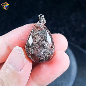 Collectors Grade Brazil Forest Phantom Quartz S925 Silver Pendant