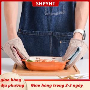 [COD] SHPYHT Giao hàng địa phương Silicone chống bỏng lò găng tay Găng tay Găng tay potholder nhà bếp Silicone găng tay khay món ăn Bát chủ nướng lò găng tay Clip