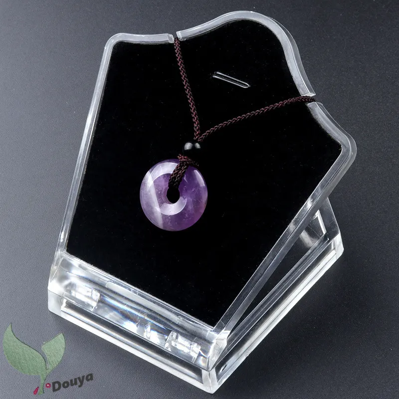 Upcycled Purple Donut Necklace, Recycled Glass Pendant – SnarkyFish