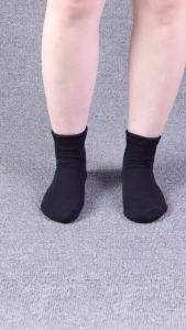 ถุงเท้าผู้หญิง Yomandamor 5 คู่ ไม่รัดข้อเท้า ทำจากผ้าฝ้าย สำหรับผู้ป่วยเบาหวาน/ถุงเท้าเดรส พร้อมปลายเท้าไร้รอยต่อและพื้นรองเท้าแบบนุ่ม