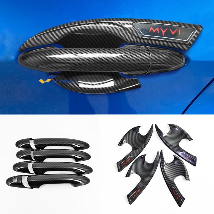 Interior Door Handles Bowl Cover Trim Bezels For Ford Bronco 2021+ Accessories