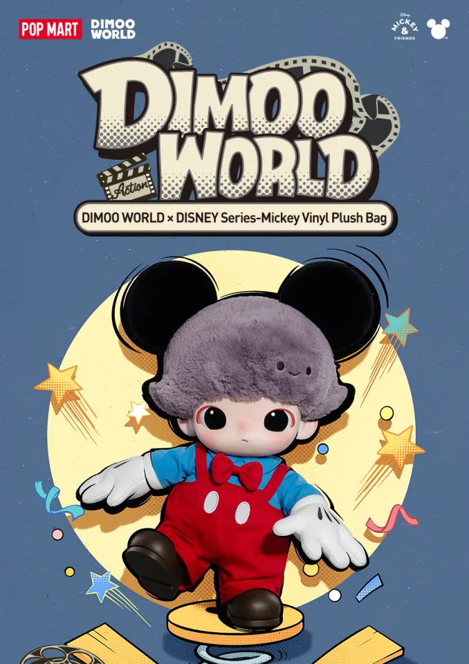 POP MART DIMOO WORLD × DISNEY Series-Mickey Vinyl Plush Bag