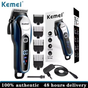 KEMEI ไฟฟ้าตัดผมกรรไกรยูบีเอสชาร์จไร้สายเครา Trimmer ที่มีประสิทธิภาพเครื่องมือ KM-1995