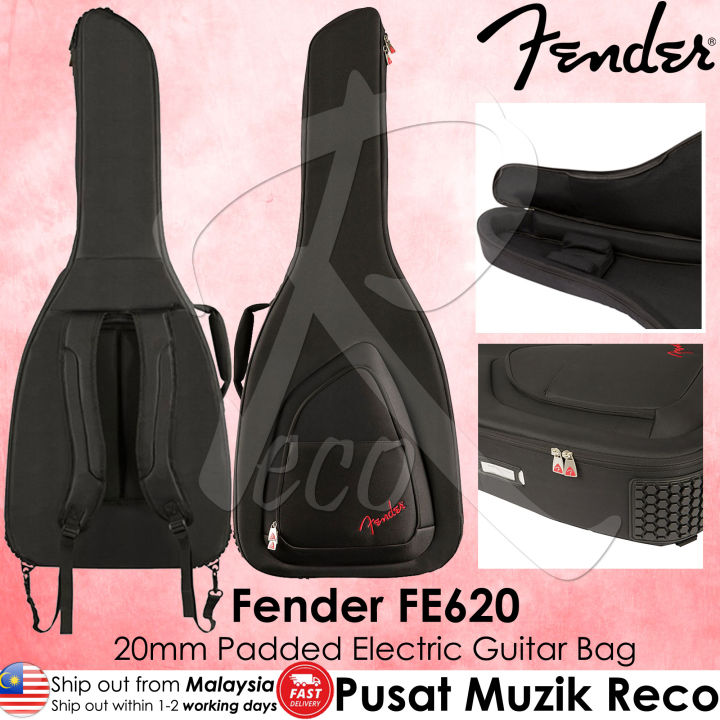 Fender FE620 Thick Padded Electric Guitar Gig Bag 20mm Padding with