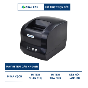MÁY IN TEM MÃ VẠCH – TEM TRÀ SỮA – TEM VẬN ĐƠN XPRINTER 365B