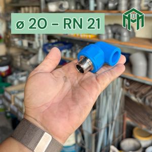 Co RĂNG nước nóng nhựa PPR phi 20 và 25 - răng trong răng ngoài 21 và 27 hiệu Bình Minh