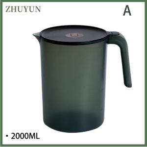 ZHUYUN Bình nhựa chai nước lạnh và ly đặt nhà công suất lớn nước Jug