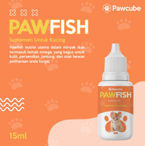 Suplemen Untuk Kucing /pawcube / PAW FISH 15ml